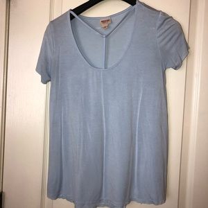 blue tee